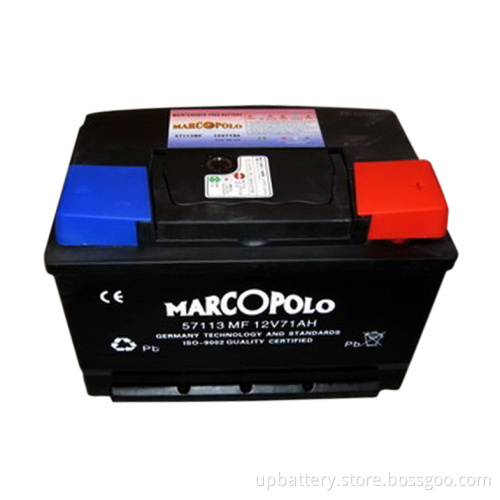 Hot Selling Auto Battery DIN57032 Mf 12V 70ah